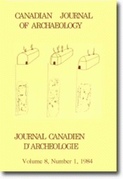 Canadian Journal of Archaeology Volume 8, Issue 1