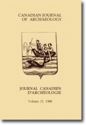 Canadian Journal of Archaeology Volume 12