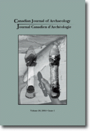Journal canadien d'archéologie volume 28, numéro 1