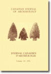 Canadian Journal of Archaeology Volume 15