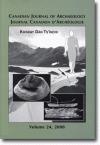 Journal canadien d'archéologie volume 24, numéro 1+2